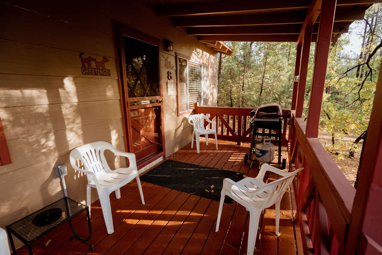 Cabin #8 Porch