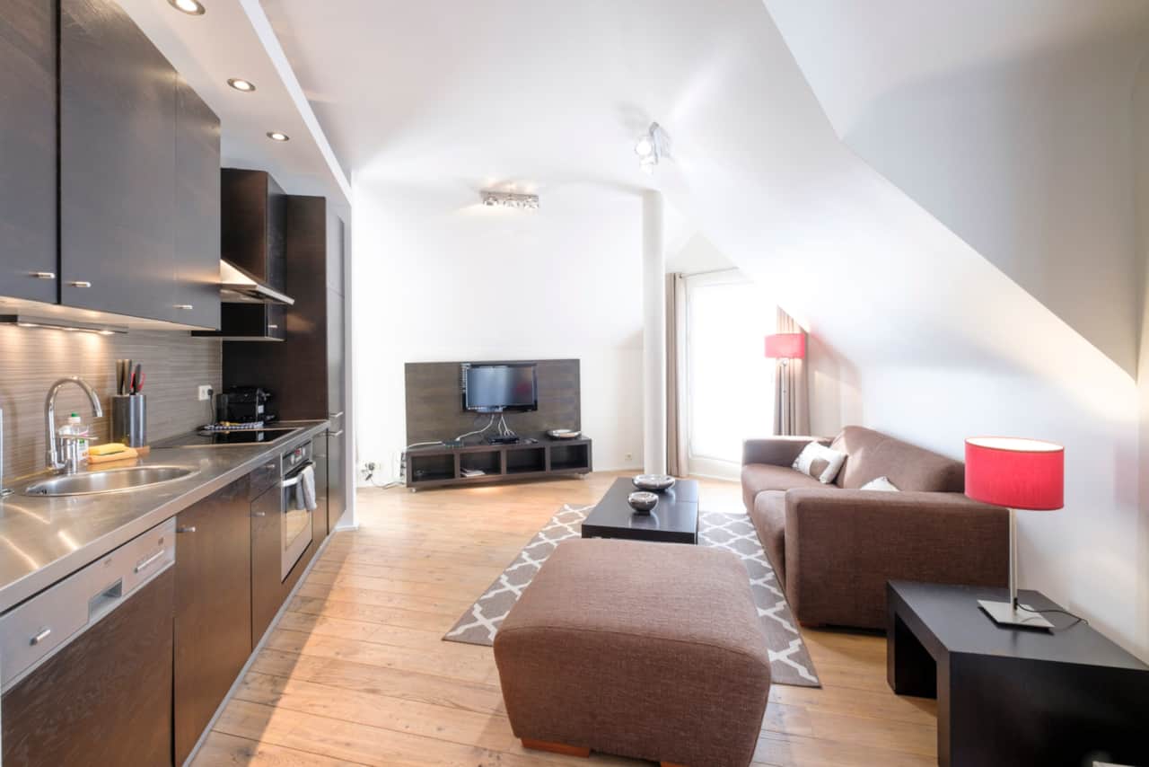 Living area + Kitchen