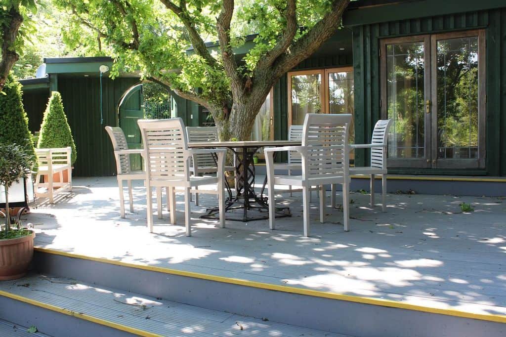 Seating area main decking