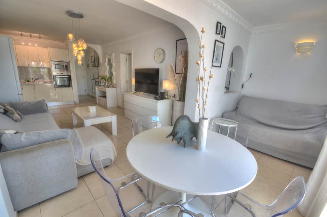 Patio with table, chairs and sofa bed Patio with table, chairs and sofa bed