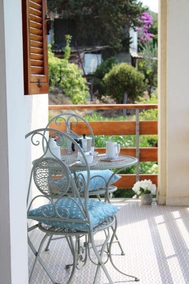Balcone con affaccio sul giardino