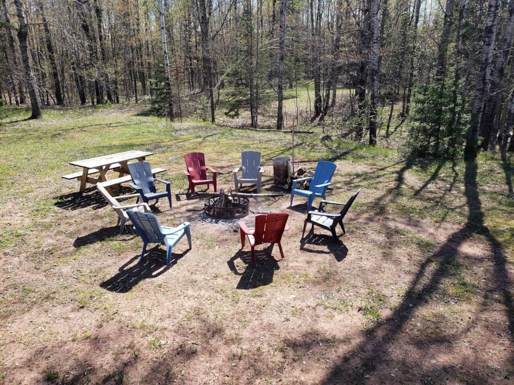 Gather around the firepit for ghost stories and smores!