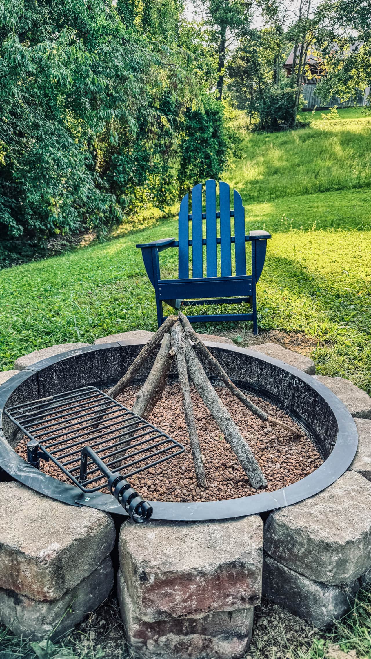 Relax by the fire (free firewood) 
