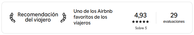 Valoración airbnb - Masía de San Juan casas 3 y 5