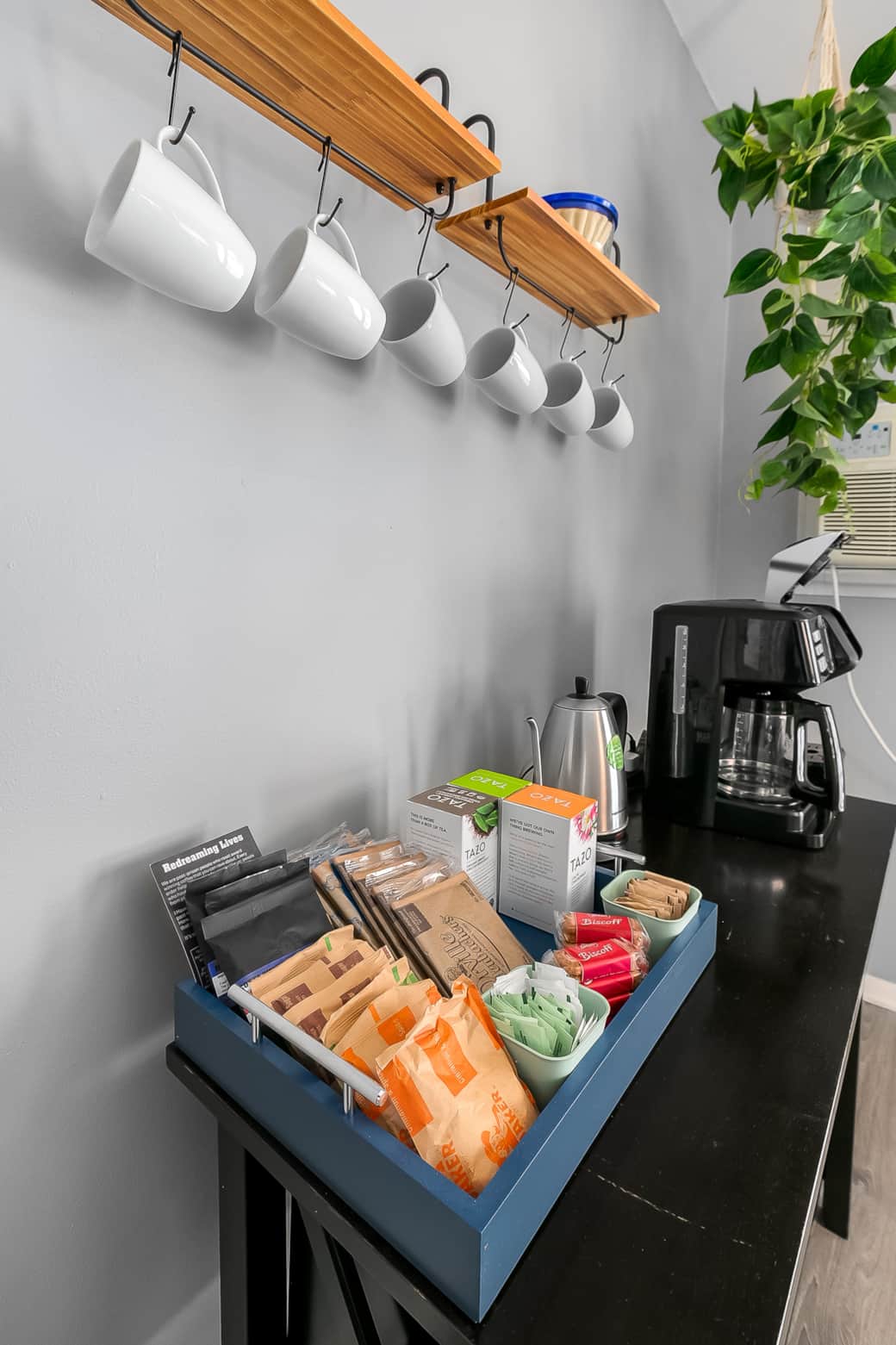 We will provide coffee teas and more. The coffee is from "I Have a Bean" roasters in Wheaton