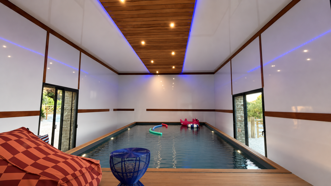 Photo piscine gîte terre