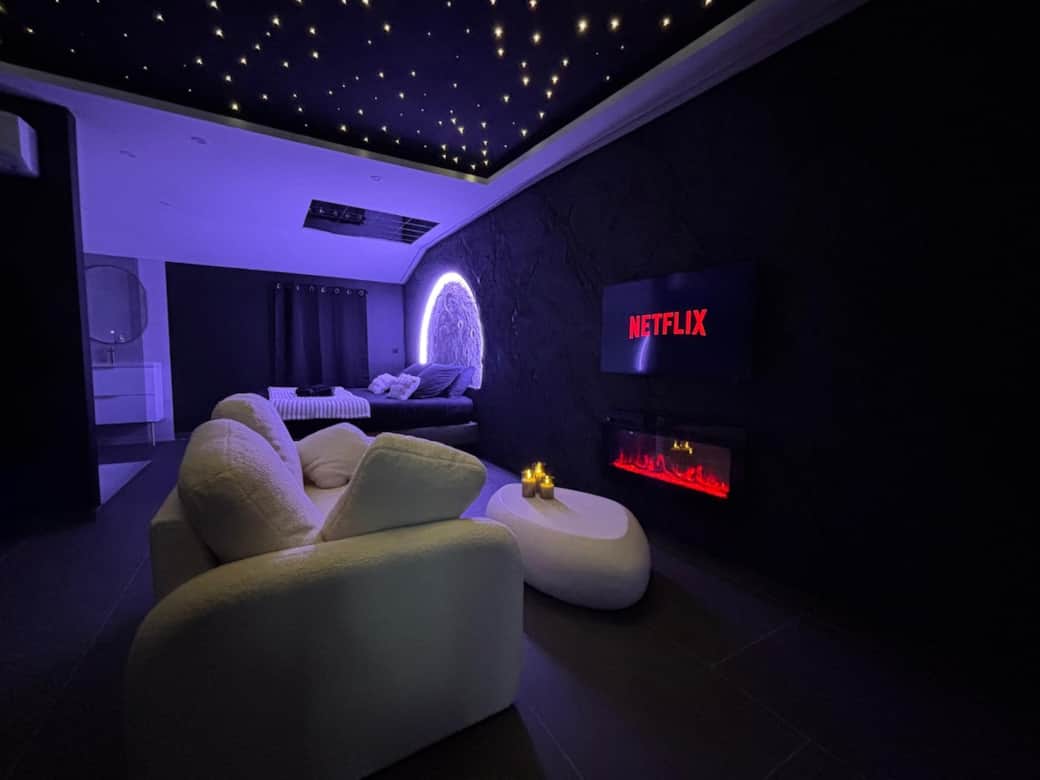 Le salon et la chambre