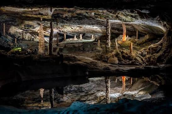 St. Beatus Caves above Lake Thun