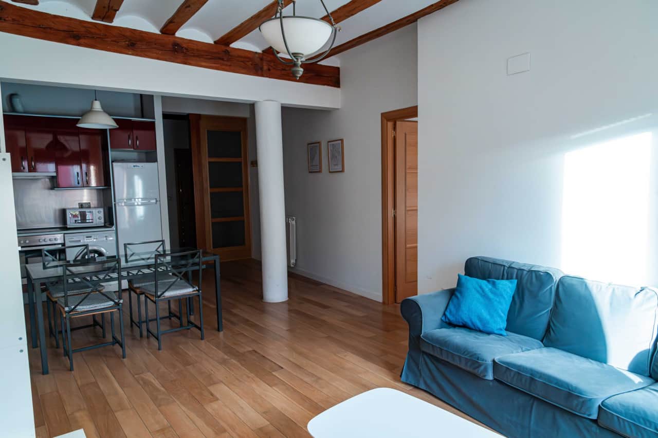 Salón comedor y cocina abierta