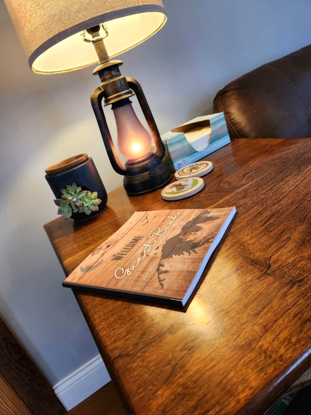 Don't forget to sign the guest book 