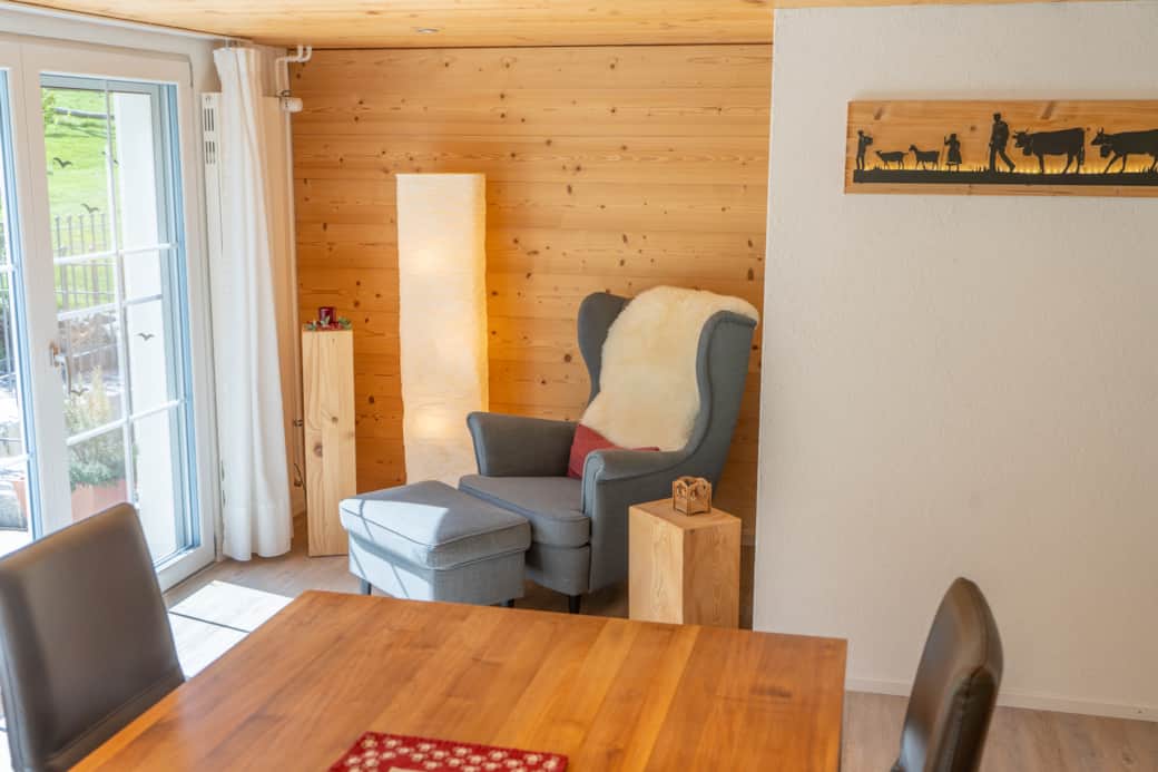 Leseecke in Stube