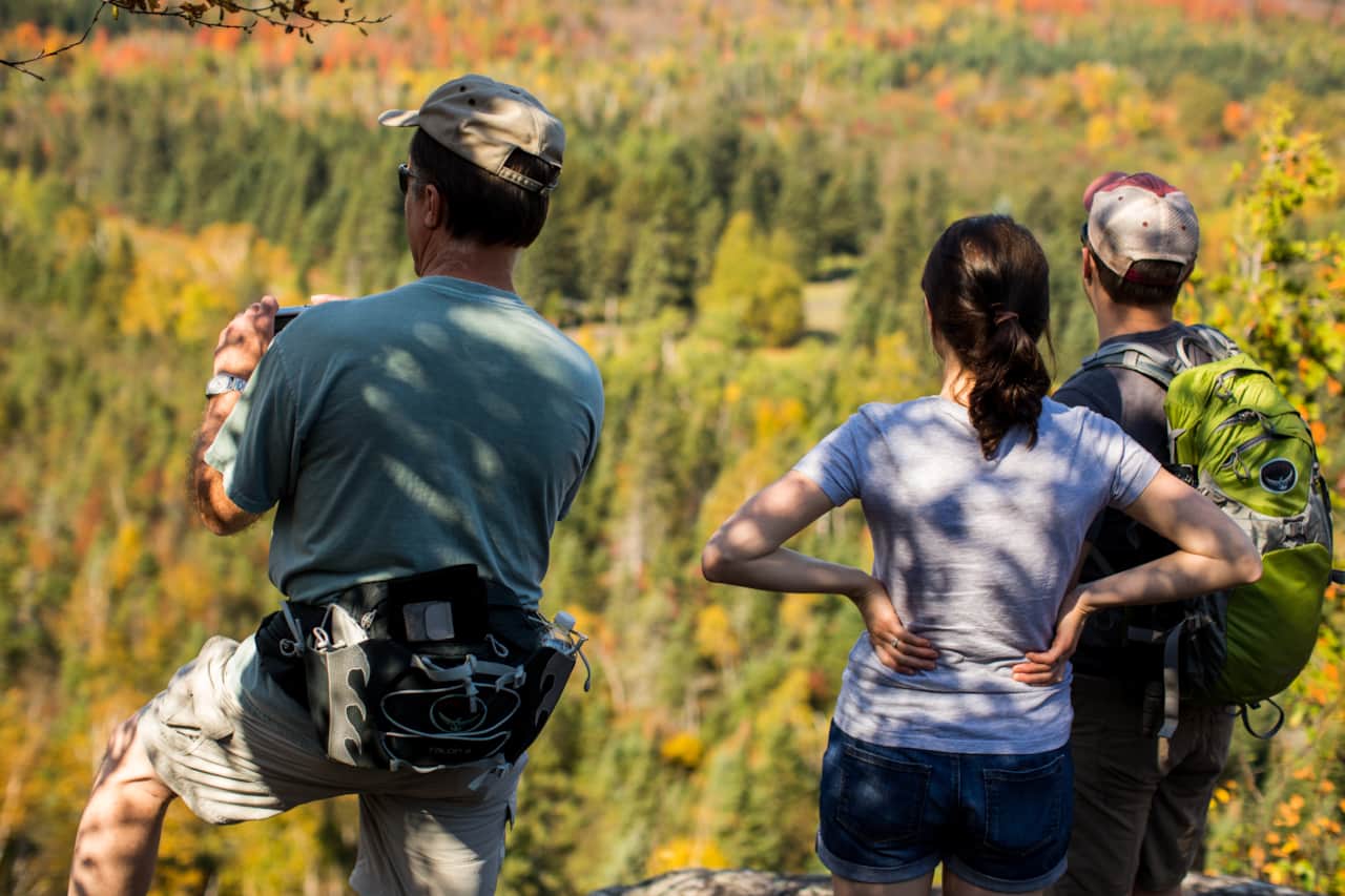 Many overlooks on the Superior Hiking Trail to see the grandeur of the North Shore Fall color.  