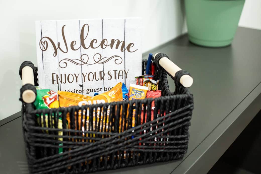 Some essentials to welcome you. Some essentials to welcome you.