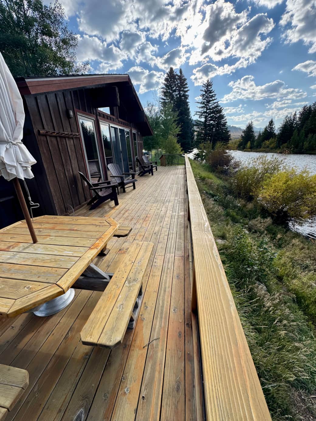 River side deck