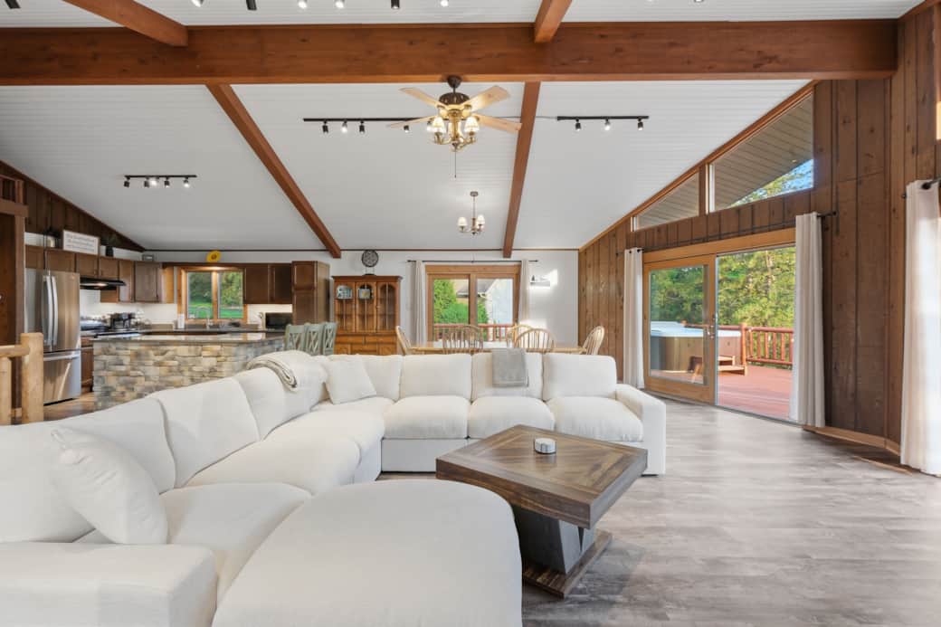 Oversized Sectional in Living Room