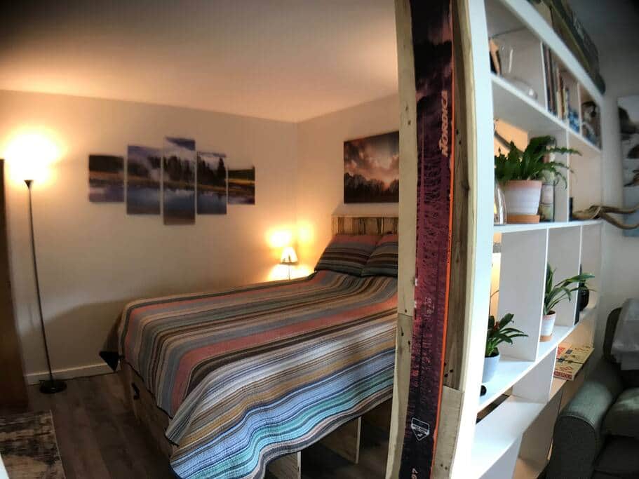 Bedroom view from Living Area