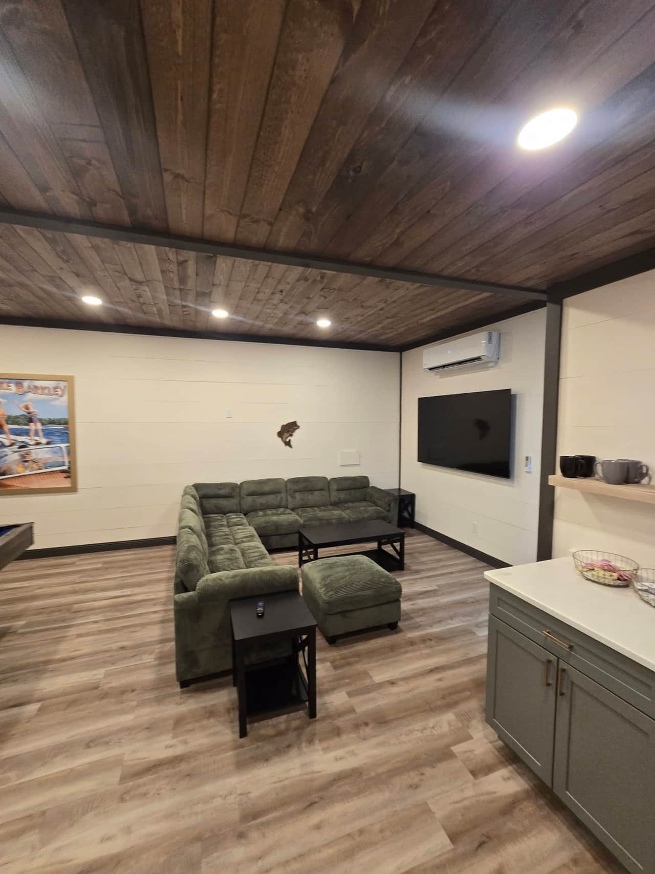 Basement gameroom