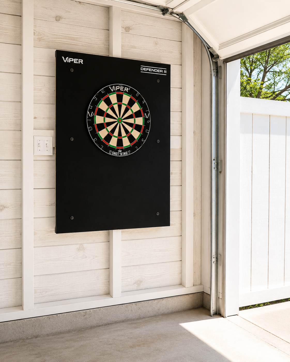 Dart board added in 2026 at White Magnolia Galveston vacation rental