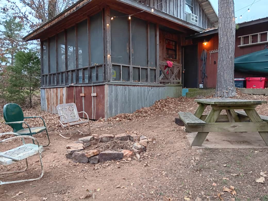 Daytime view of the outdoor area