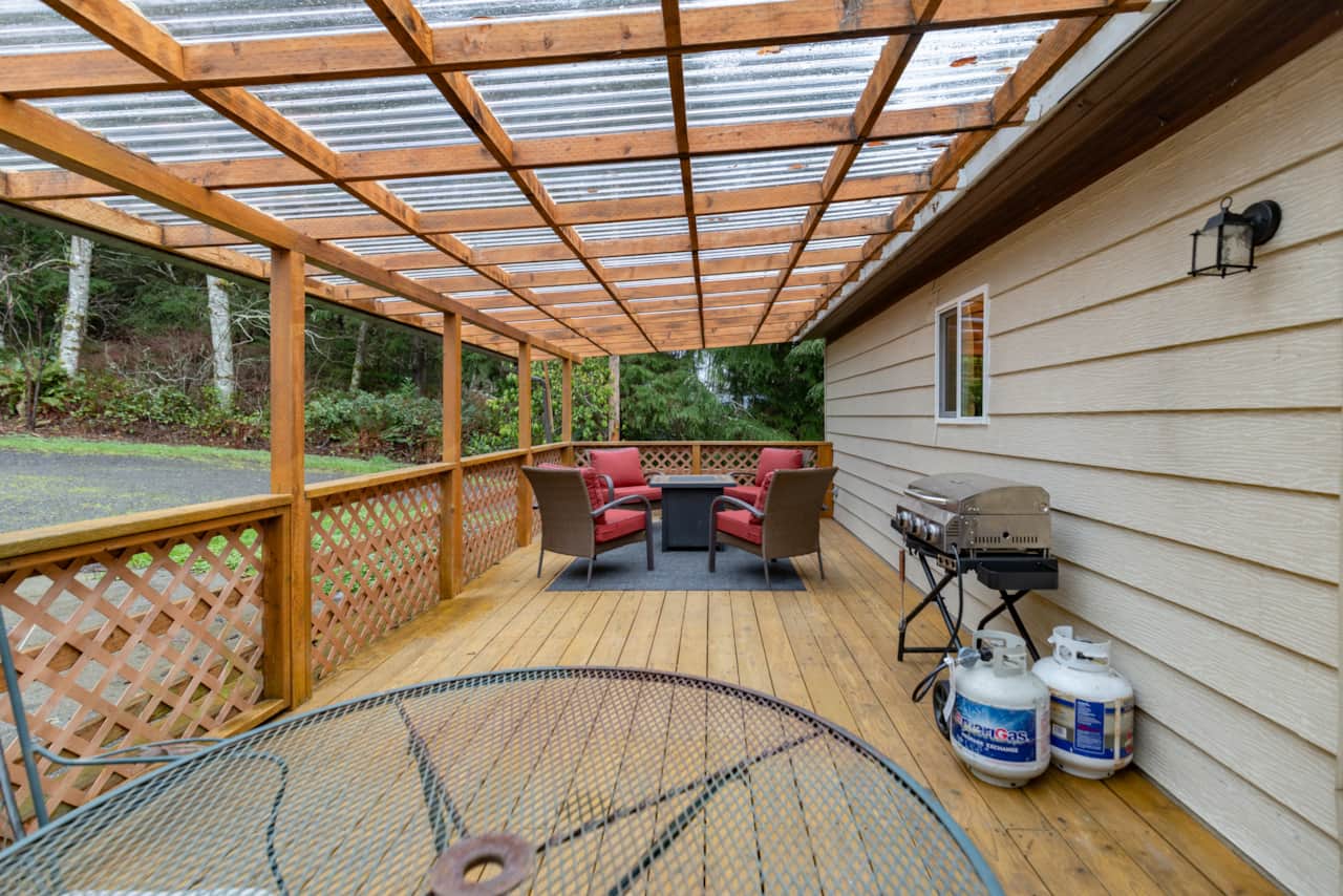 Breath in the fresh air on the porch