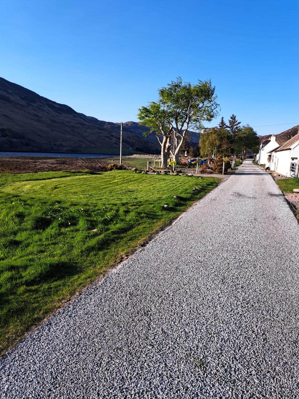 Road and Loch Side