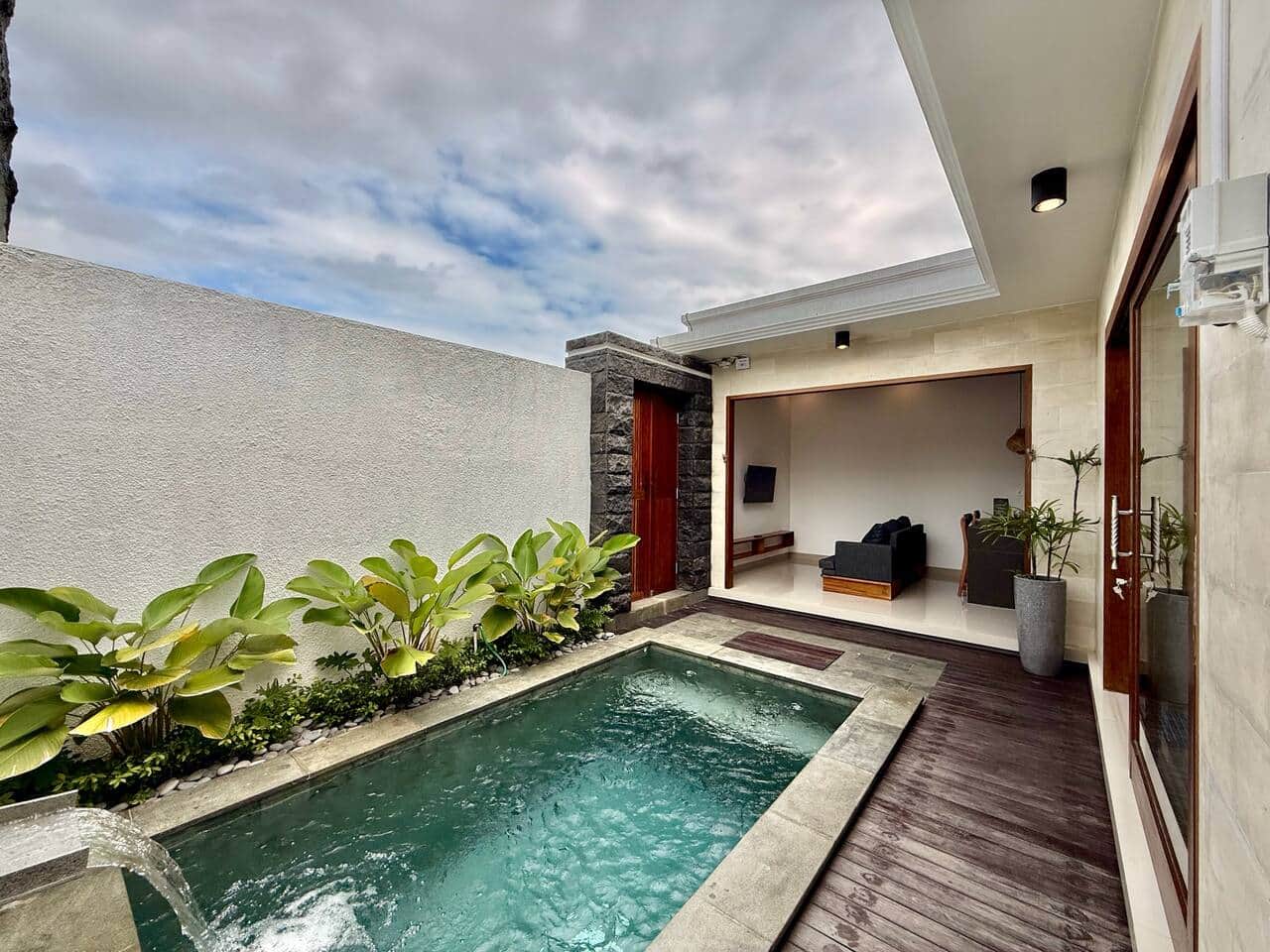 Stylish private pool villa near Ubud