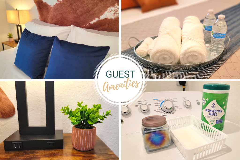 Memory foam mattress, soft &amp; firm pillows, room darkening curtains and MORE!