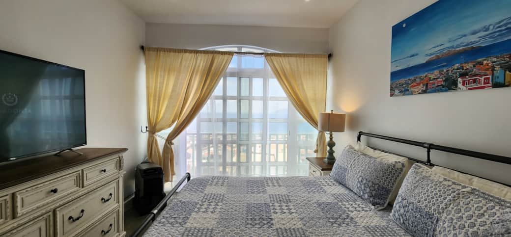 King Bedroom with 55 Inch TV