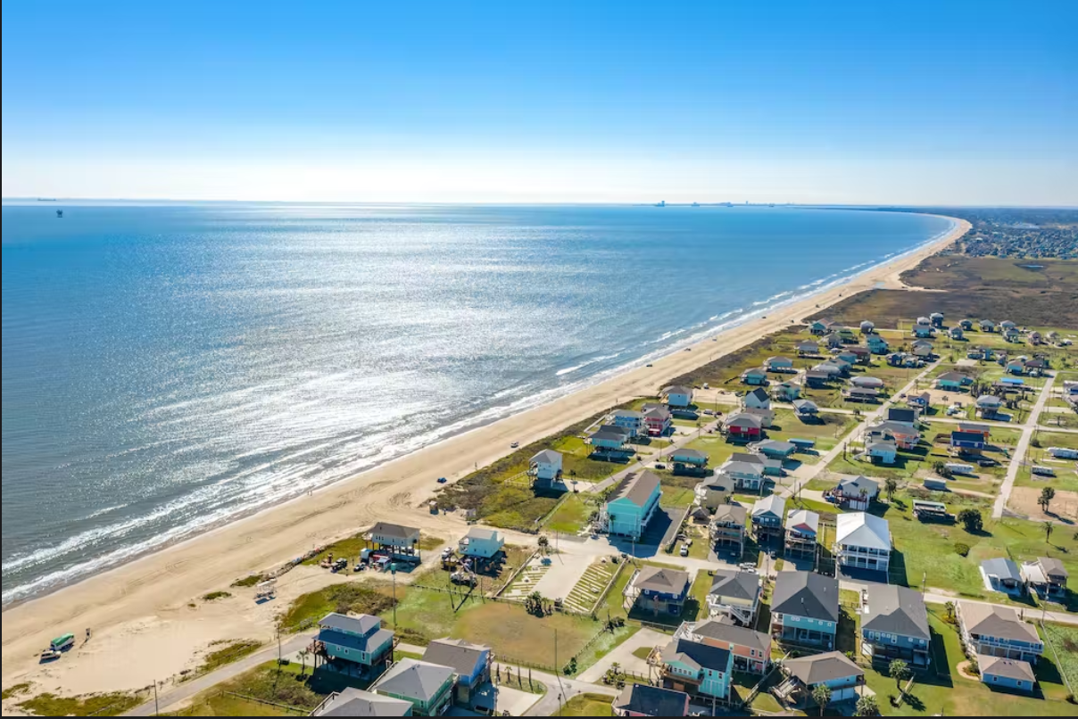 The warms sands of Crystal Beach and the Gulf of Mexico are at your fingers!