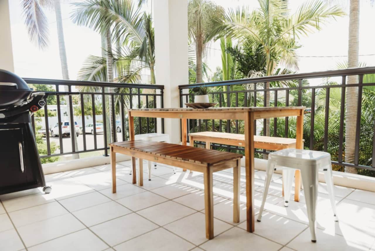 Tropical Outdoor Deck