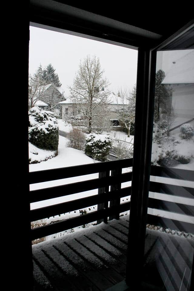 Balkon auf Zimmer II und III