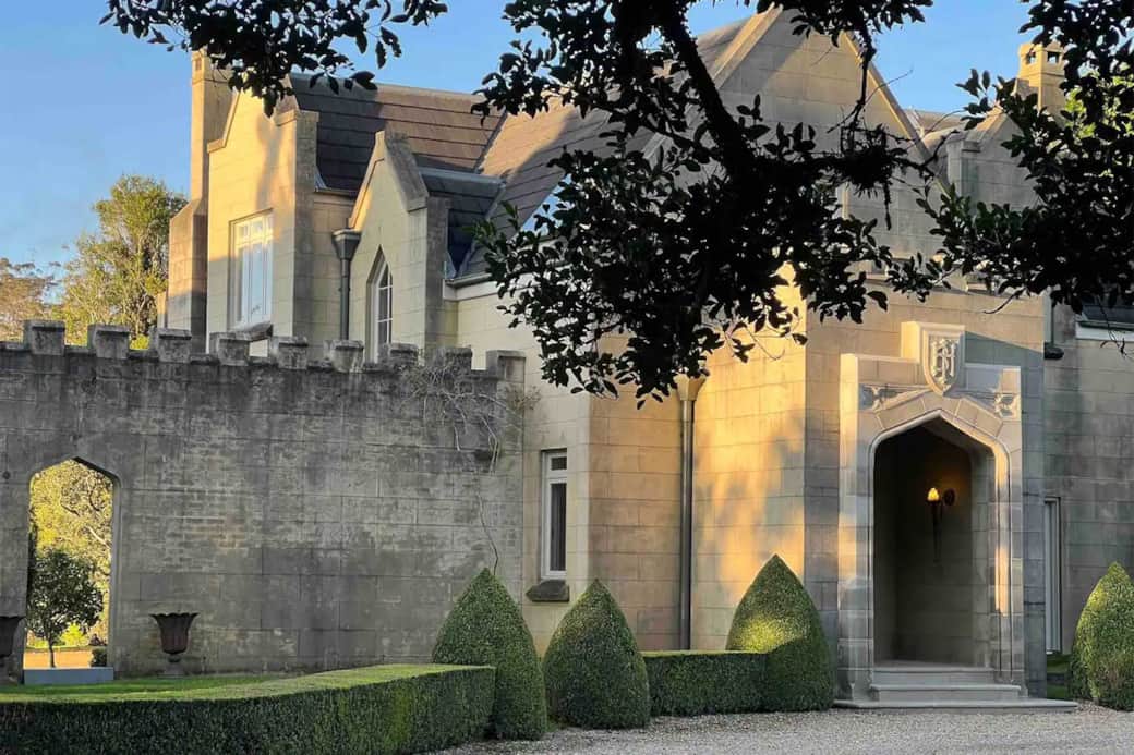 Ben Huon Manor Gothic Architecture at Twilight