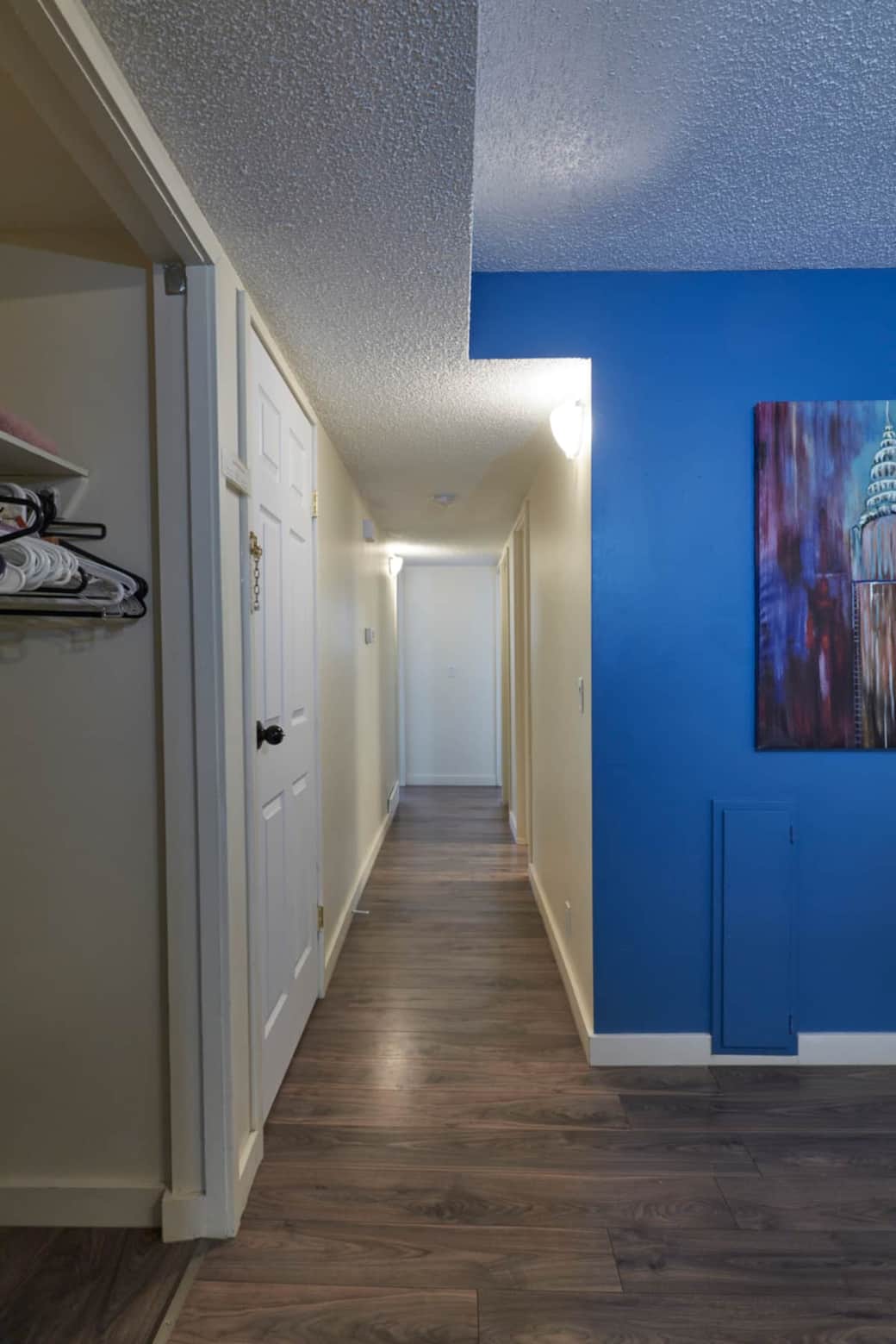 Hallway to bedrooms Hallway to bedrooms