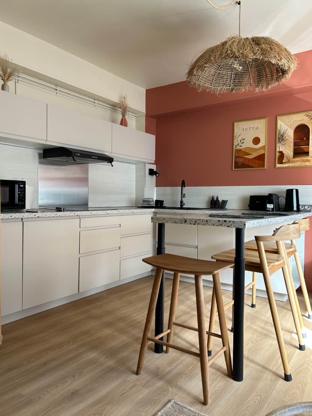 Cuisine depuis le salon