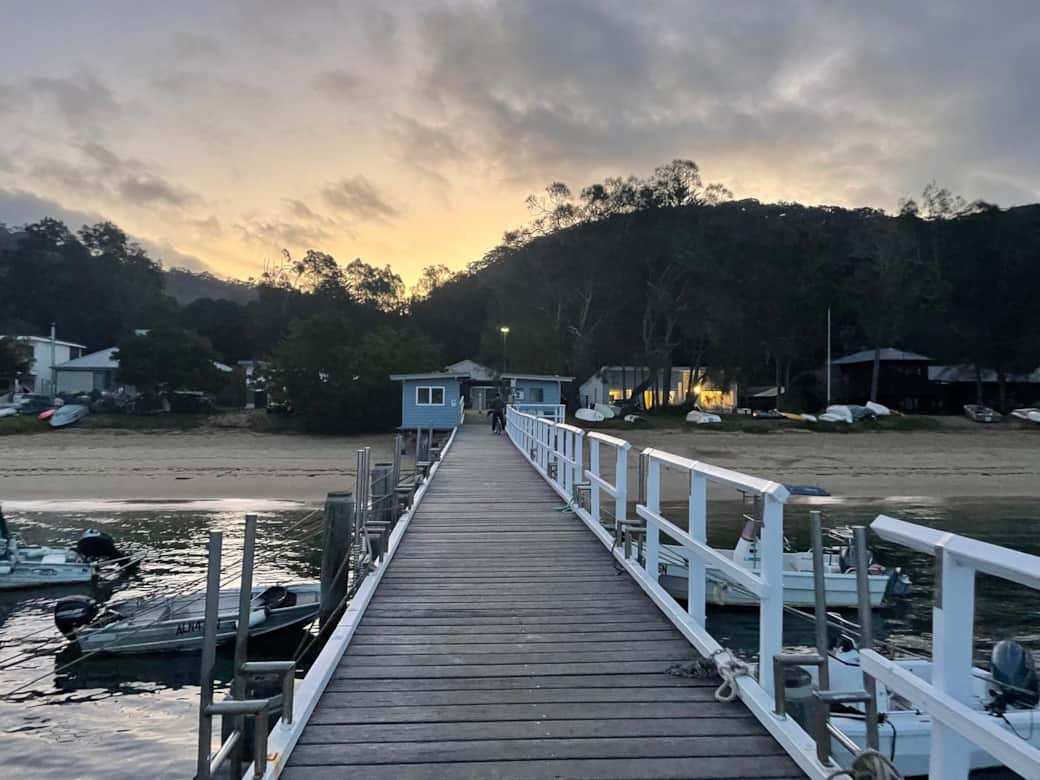 From the moment you arrive on the wharf, time slows down