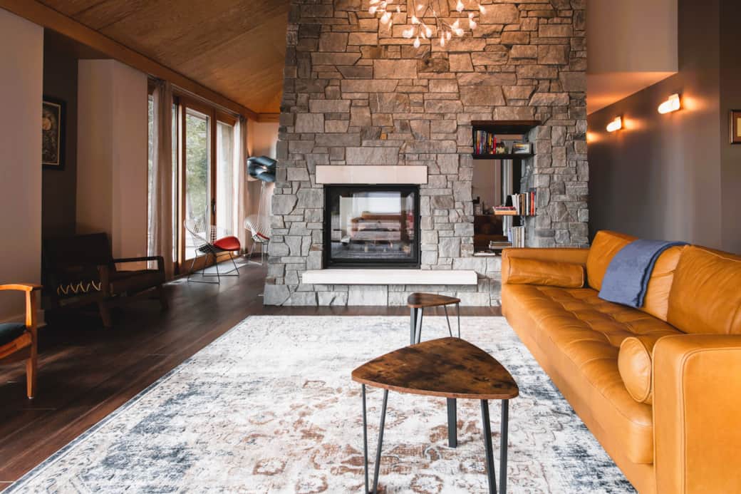 Two Sided Gas Fireplace