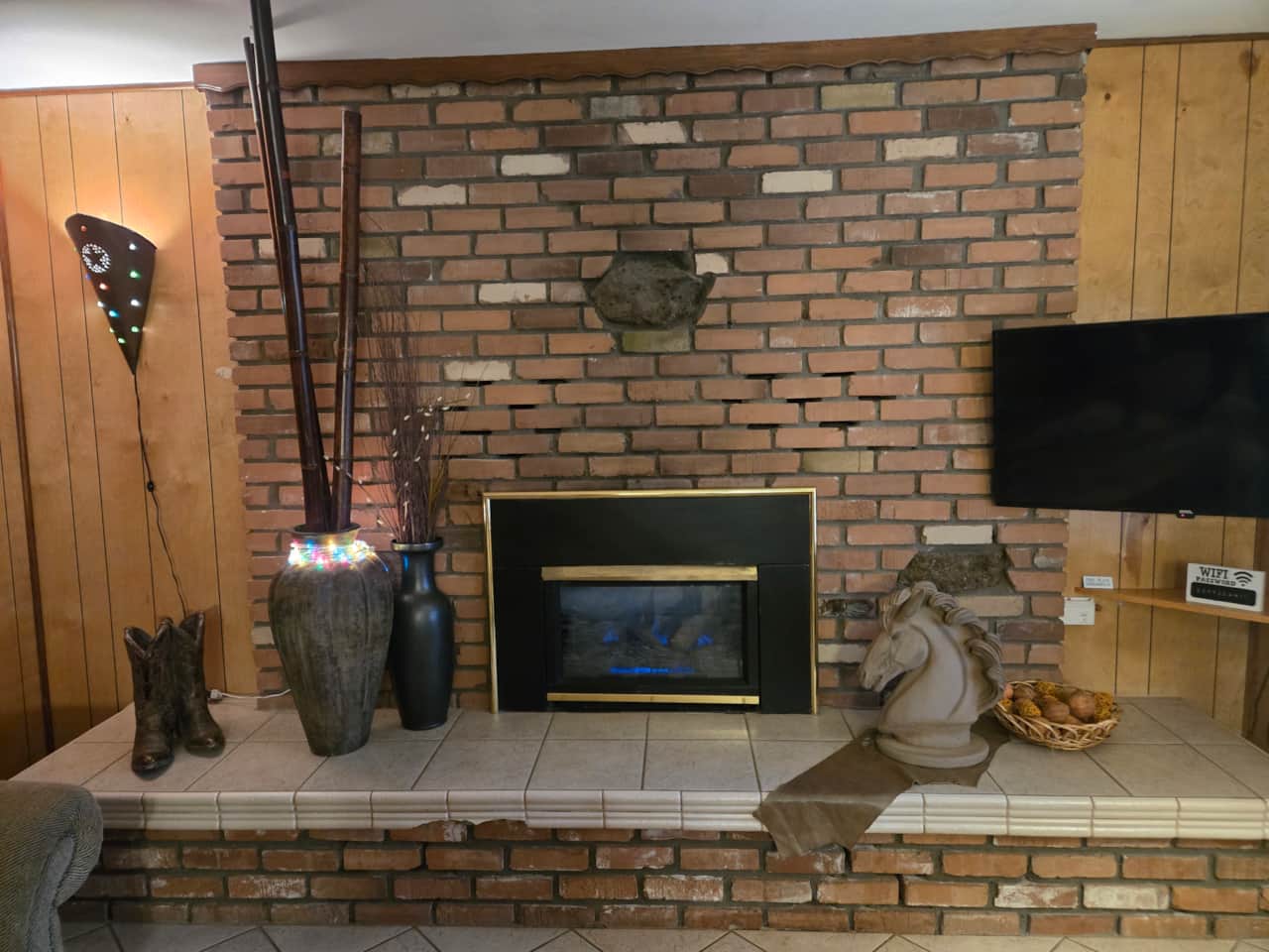 Cabin 9 Fireplace