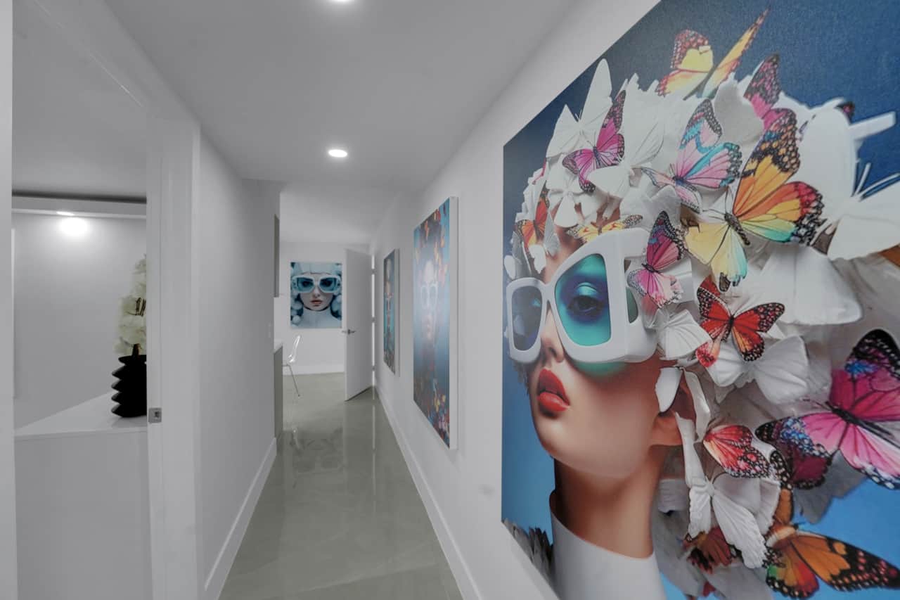 Front entry in Shades of Miami Sky Penthouse!