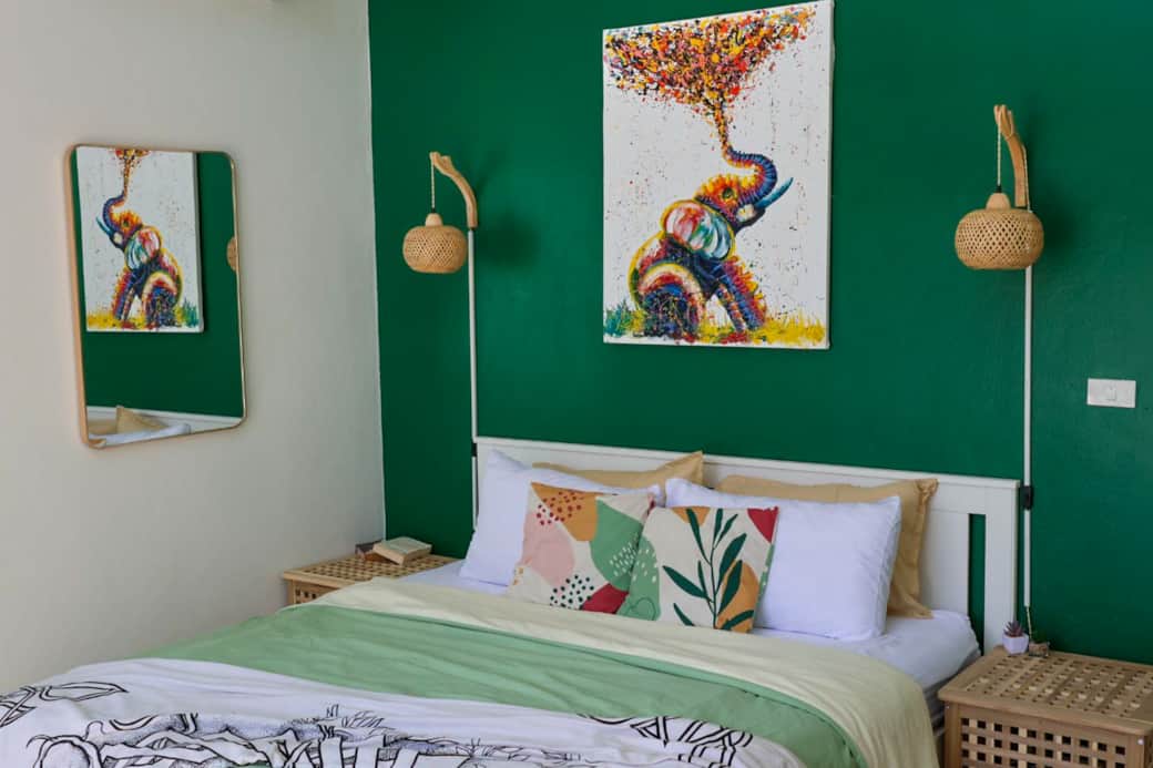Wake up to the serene sight of the pool from the comfort of your private master suite Wake up to the serene sight of the pool from the comfort of your private master suite