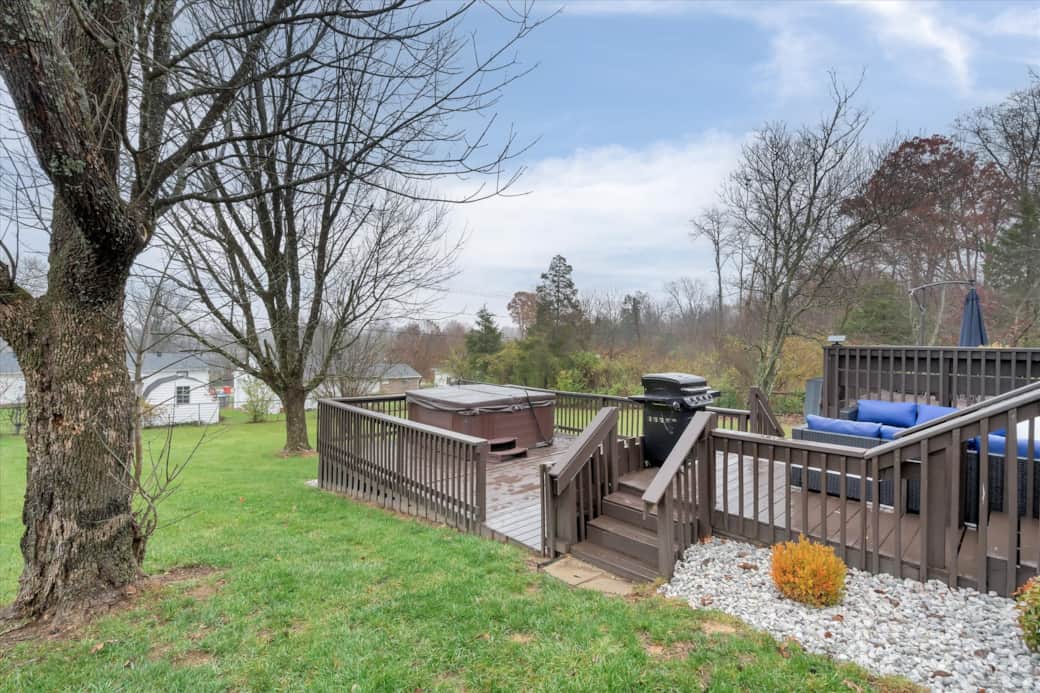 Backyard and Deck