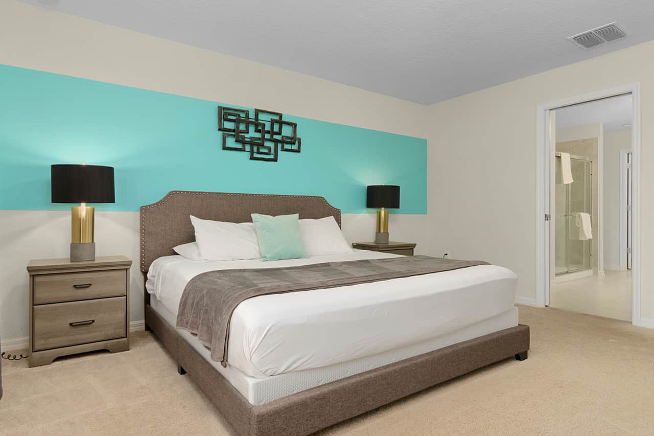 One of 2 King Master bedrooms - Disney Emerald
