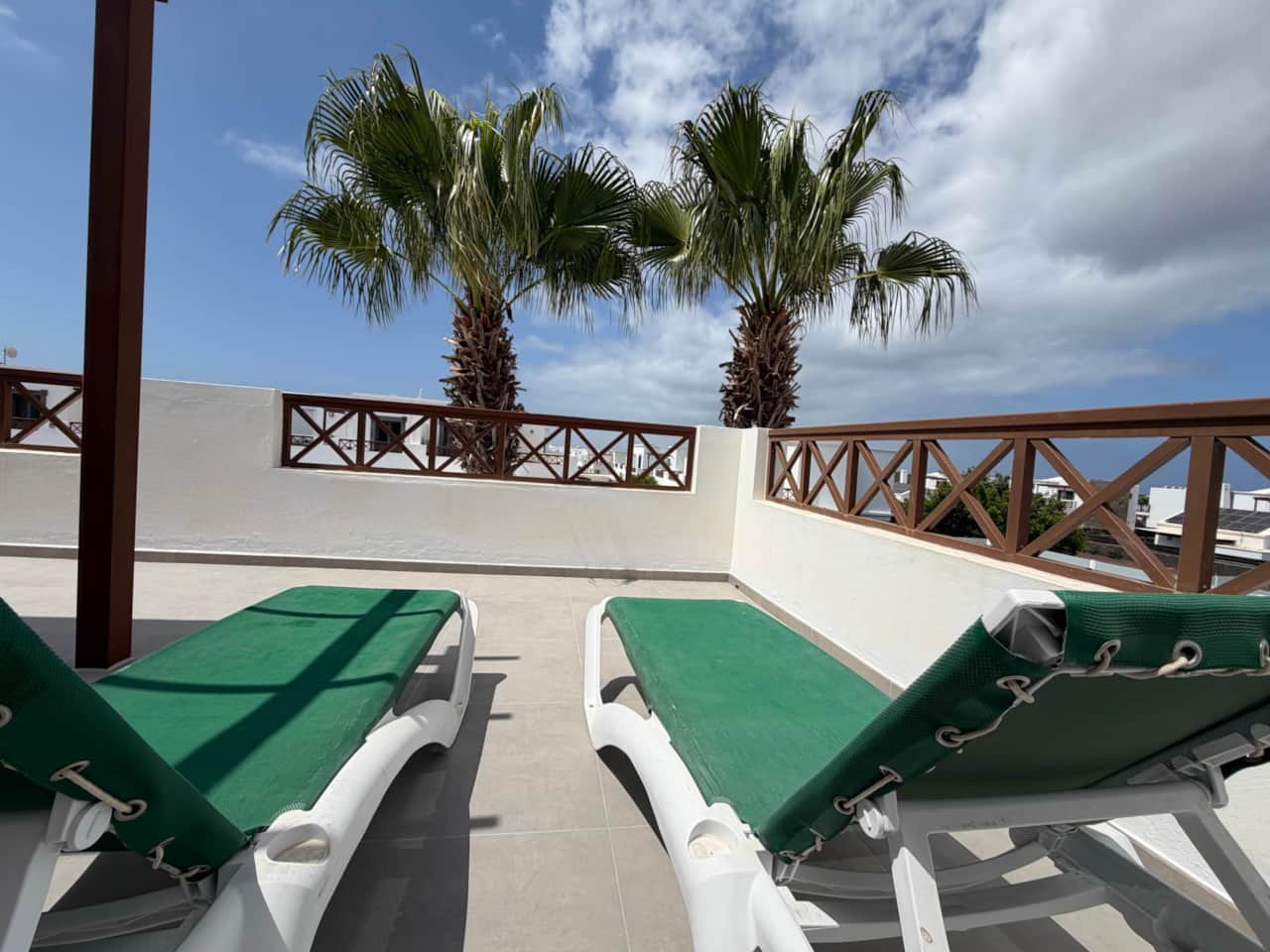 Upper terrace with views on Fuerteventura