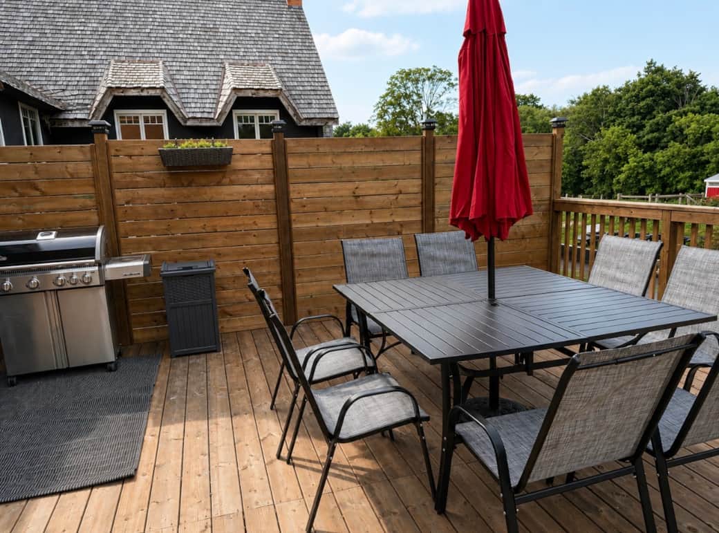 Private BBQ and dining