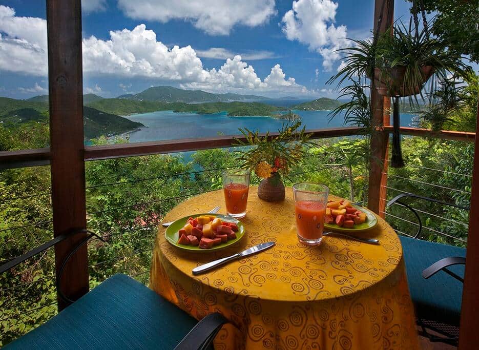 Teahouse Treehouse - Breakfast in the Virgin Islands