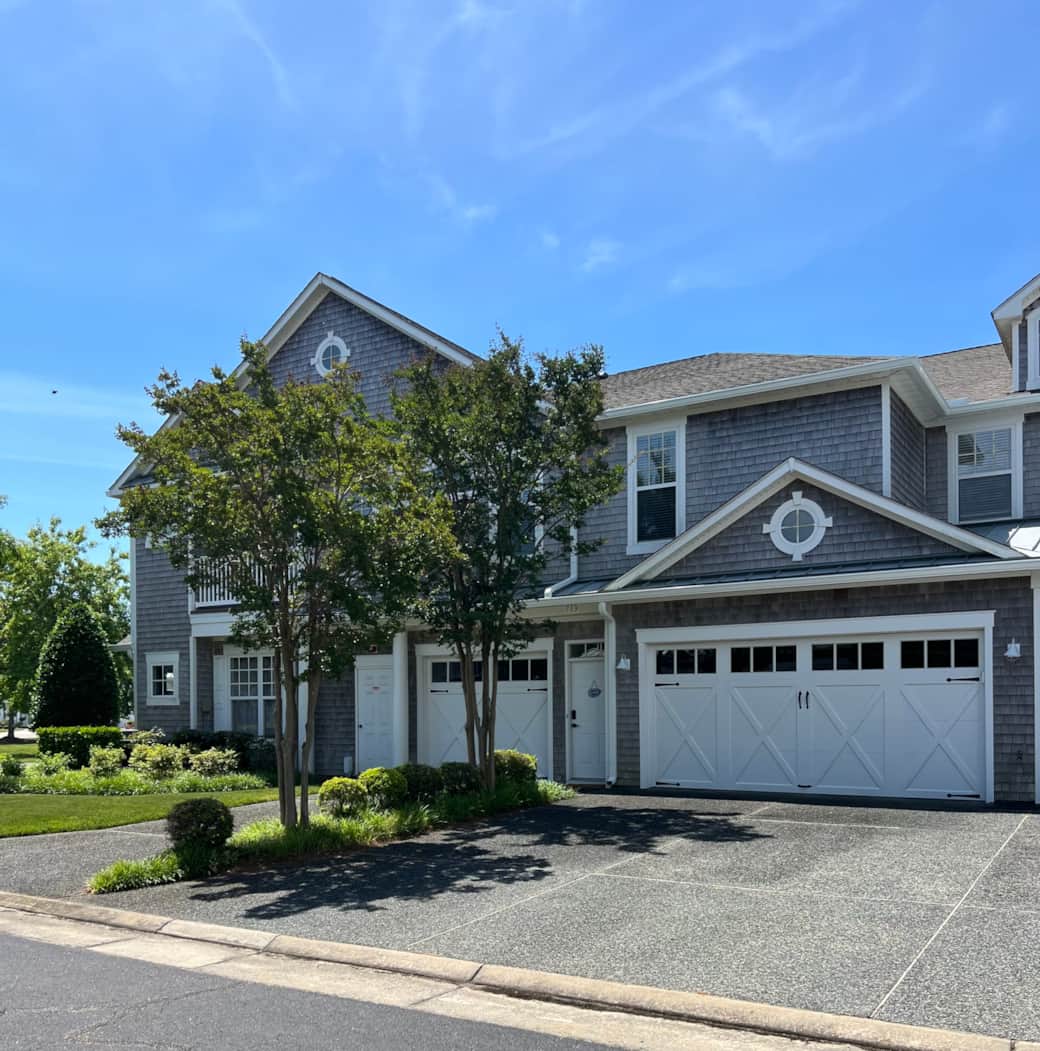 Large two car garage for game room 