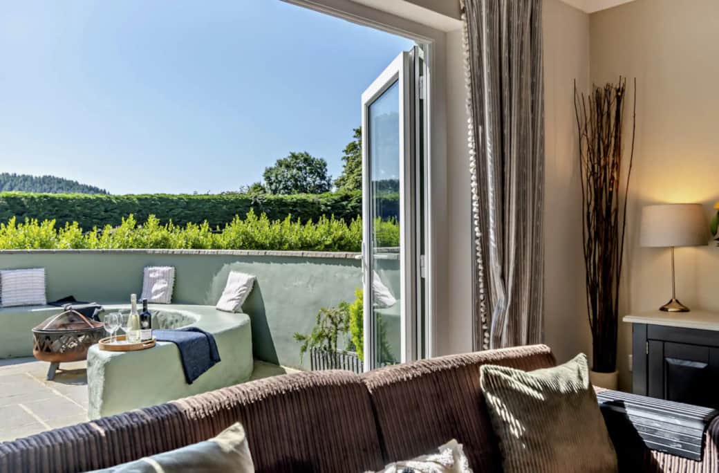 Idyllic Views from the Living Room Patio Doors | Willow Lodge Pembrokeshire Idyllic Views from the Living Room Patio Doors | Willow Lodge Pembrokeshire