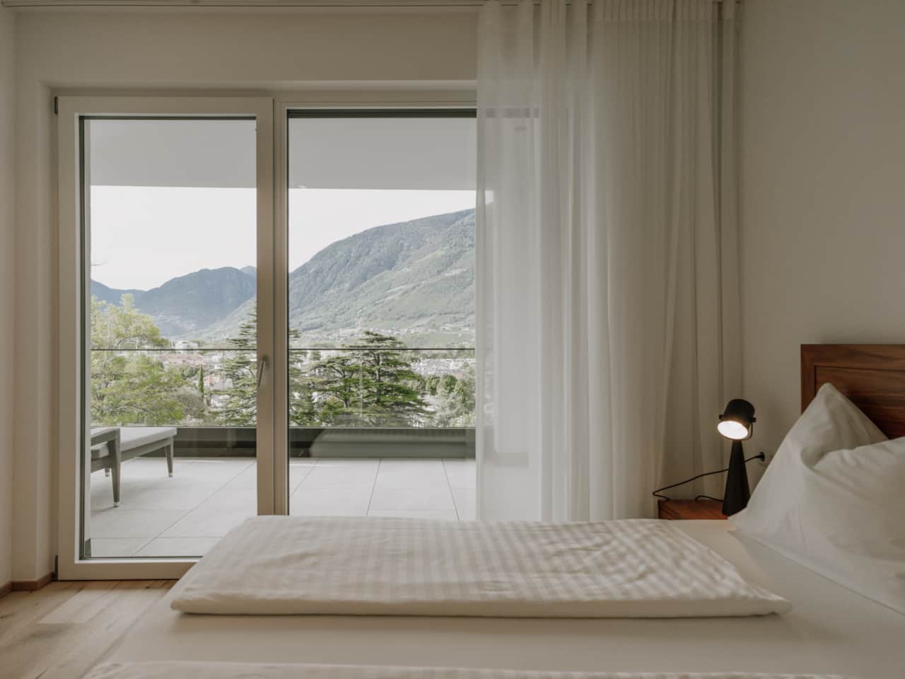 Schlafzimmer mit Ausblick