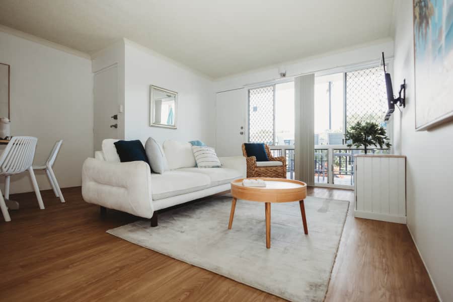 Make yourself at home in the living area with smart TV and WiFi. Make yourself at home in the living area with smart TV and WiFi.