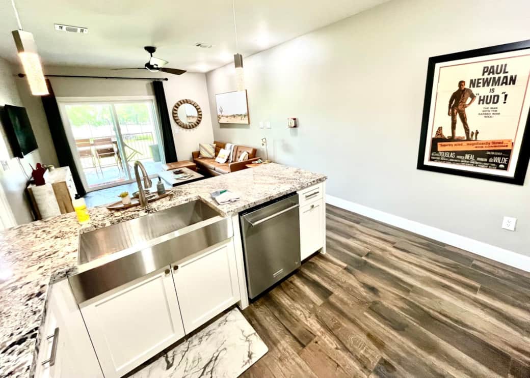 Unit 101 Kitchen living room Unit 101 Kitchen living room