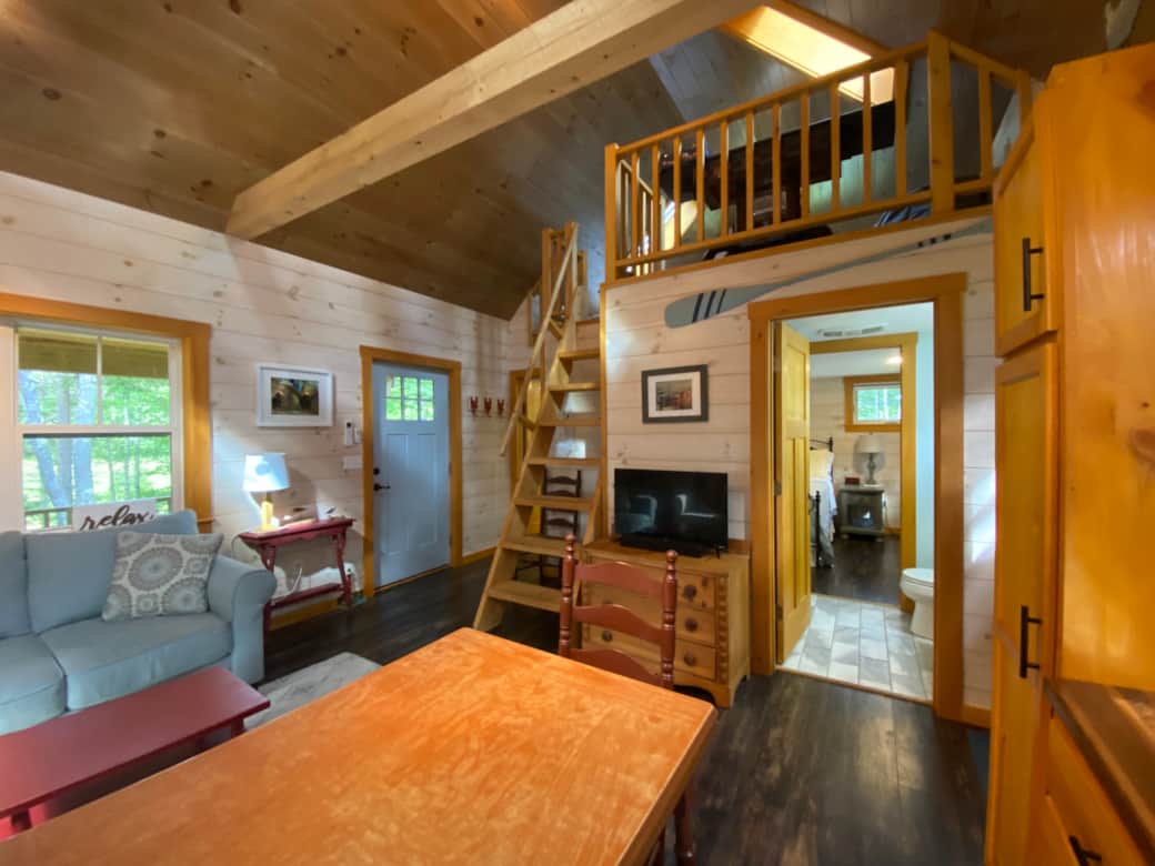 Living Space w/Love Seat